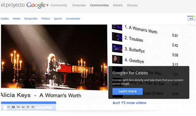 Google publica una guía de Google+ para VIPs: famosos, empresas, políticos, etc
