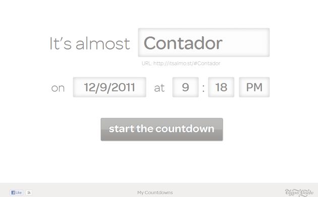 It's Almost: crea fácilmente una cuenta atrás para el lanzamiento de tu startup, blog, evento, etc