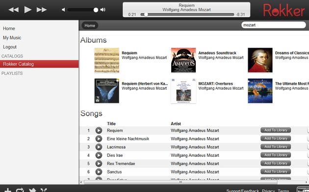 Rokker, nueva plataforma web para escuchar música online