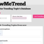 ShowMeTrend, una "hemeroteca" online con los Trending Topics de Twitter