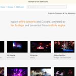 Switchcam, servicio para ver desde tu sillón los conciertos que te perdiste