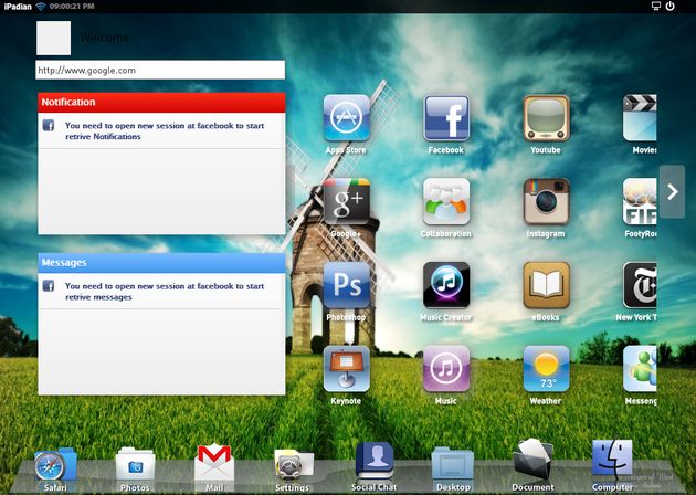 iPadian, simulador gratuito de iPad para Windows