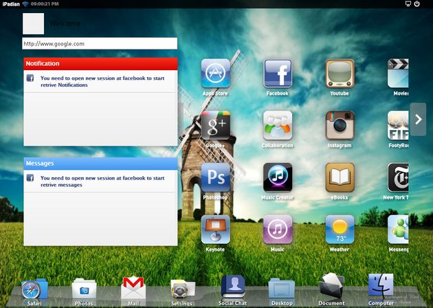 iPadian, simulador gratuito de iPad para Windows