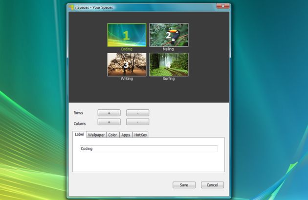 nSpaces, crea múltiples Escritorios para organizarte mejor