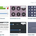 365psd: cientos de packs de iconos, botones y gráficos psd gratuitos