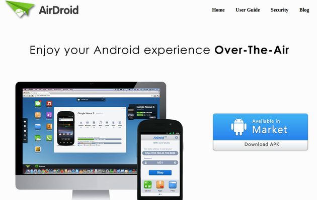 AirDroid, controla tu Android desde tu navegador (Wifi)