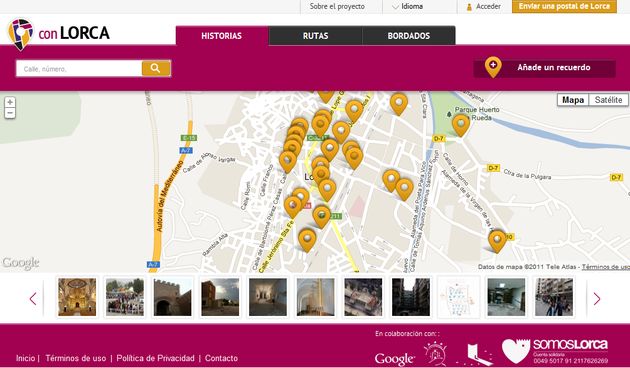 Con Lorca: iniciativa online para esta localidad, con la colaboración de Google