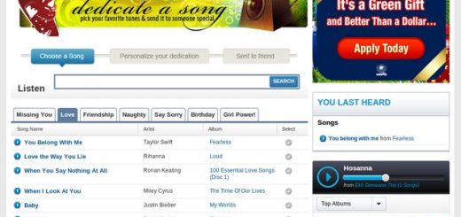 Dedicate a Song, servicio gratuito para dedicar canciones a quien quieras