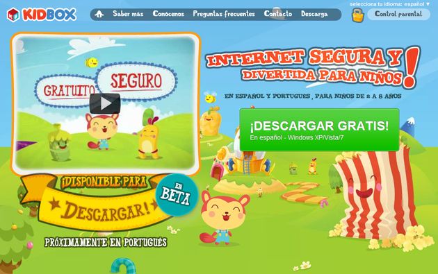 KidBox: excelente navegador para niños, gratuito, en español y con control parental