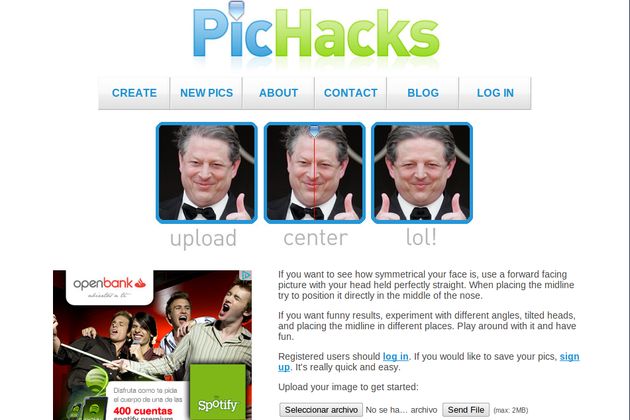 PicHacks, deforma rostros para crear imágenes divertidas
