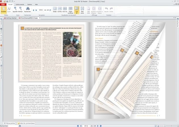 Soda 3D PDF Reader, lee documentos PDF como si fuesen libros