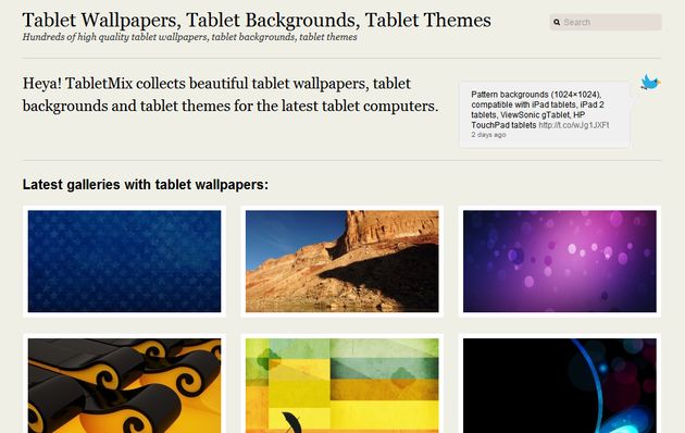 TabletMix, cientos de wallpapers en alta calidad y gratuitos para Tablets