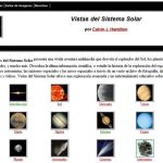 Vistas del Sistema Solar, un recurso cultural para los aficionados a la Astronomía