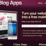 FreeBlogApps, crea una aplicación de tu blog para Android de forma rápida y gratuita