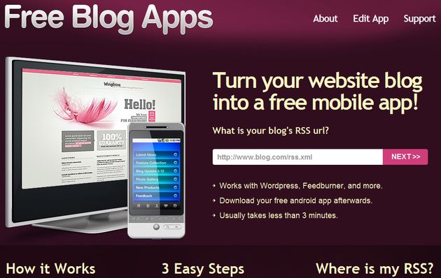 FreeBlogApps, crea una aplicación de tu blog para Android de forma rápida y gratuita