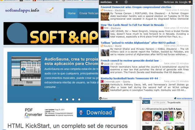 GNews, una extensión de Chrome para estar al tanto de las últimas noticias