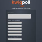 Kwiqpoll, crea encuestas en apenas unos segundos