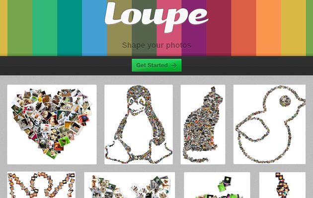 Loupe, crea online bonitos collages de variadas formas