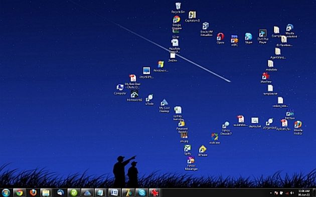 My Cool Desktop, organiza los iconos de tu Escritorio formando figuras decorativas