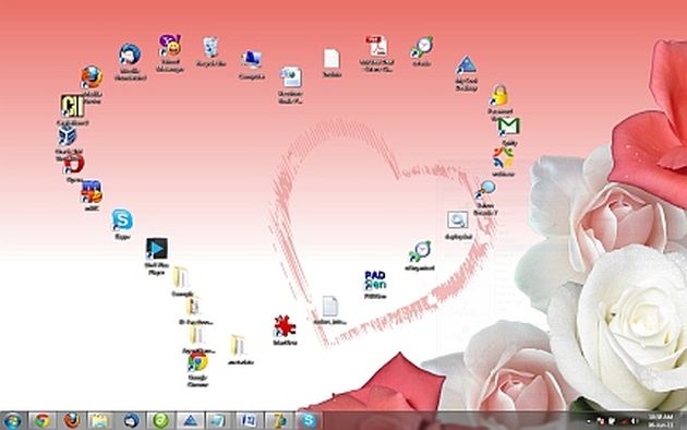 My Cool Desktop, organiza los iconos de tu Escritorio formando figuras decorativas
