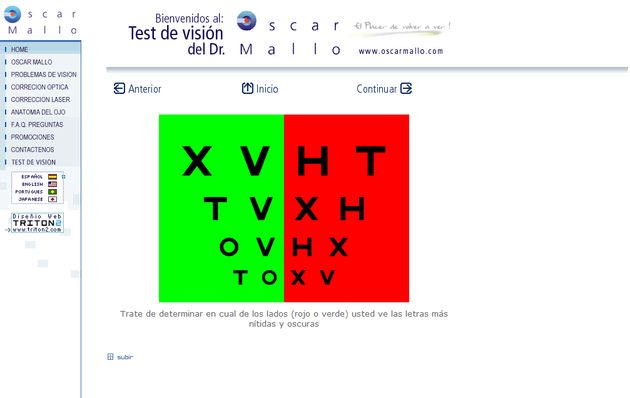 Diversos tests online para comprobar tu visión