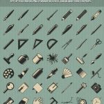 Pack gratuito con 50 bellos iconos de estilo vintage