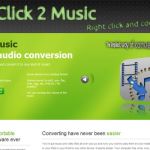 Click2Music, convierte entre formatos de audio con unos clics