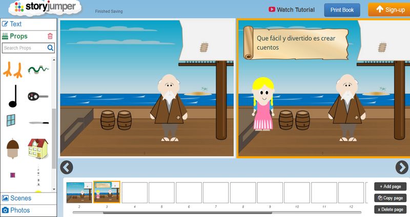 StoryJumper: crea cuentos o libros infantiles en pocos pasos