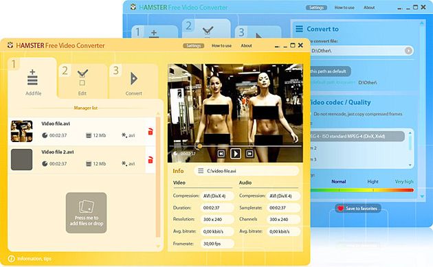 Hamster Free Video Converter, potente conversor de vídeo gratuito
