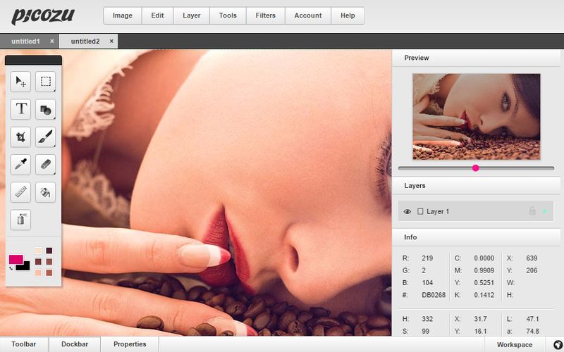 Picozu: espectacular herramienta web para dibujo y retoque fotográfico