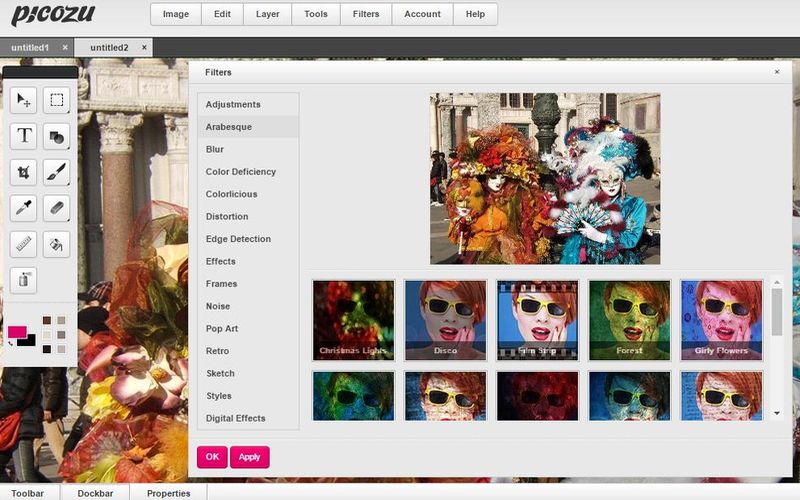 Picozu: espectacular herramienta web para dibujo y retoque fotográfico