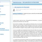 Completo tutorial de programación en Java, gratuito y en español