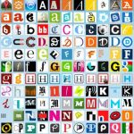 Un curioso alfabeto formado con avatares de usuarios de Twitter