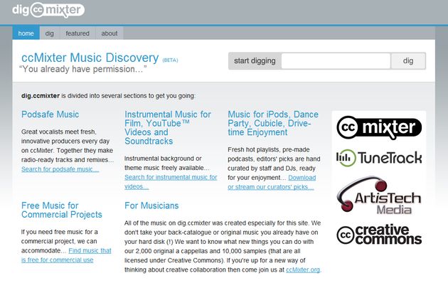 DigCCmixter, miles de audios con música libre para usar en tus proyectos