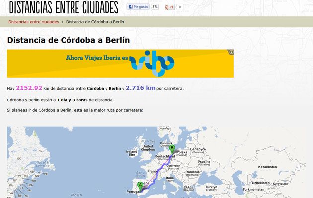 Distancias entre ciudades, conoce los kilómetros que separan dos ciudades y la ruta más directa
