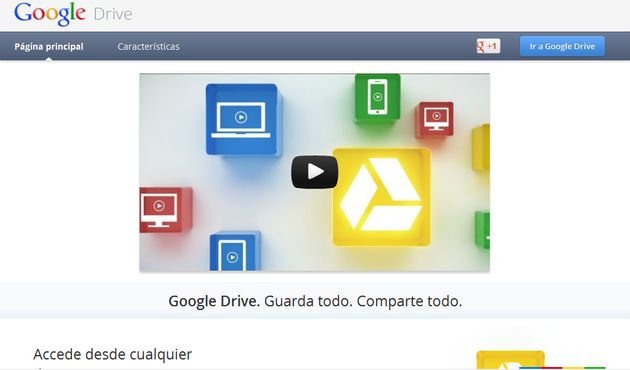Se lanzó Google Drive, la competencia de Google a Dropbox