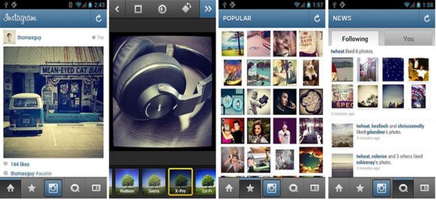 Instagram ya está listo para Android