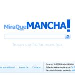 MiraQueMANCHA, curioso buscador de trucos para eliminar manchas