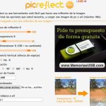 Picreflect, aplicación online gratis para crear un efecto reflejo en nuestras imágenes
