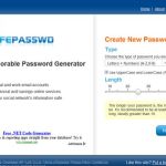 SafePasswd, generador gratuito de contraseñas seguras