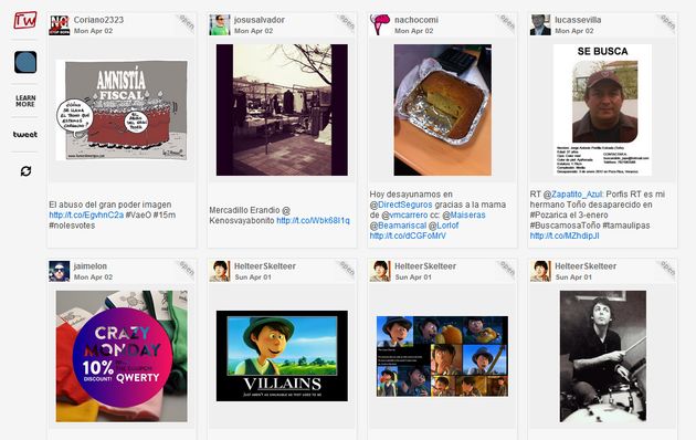 Twimfeed, dale a tu Twitter la apariencia de Pinterest