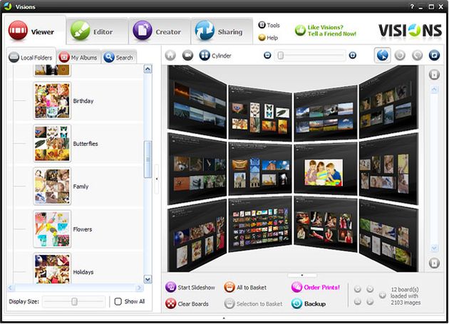 Visions, visor en 3D y editor gratuito para tus imágenes