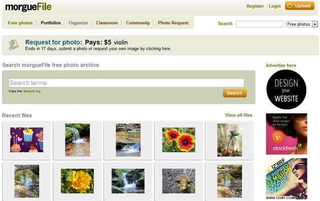 morgueFile, cientos de miles de fotografías libres para usar en tus proyectos