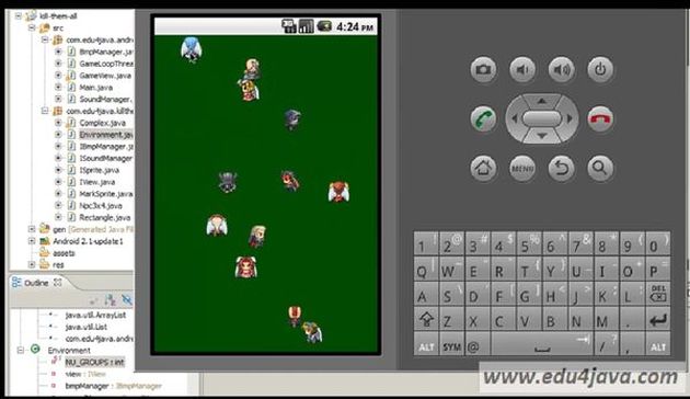 Android Game Programming: videotutorial en español para aprender a programar juegos Android
