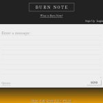 Burn Note, envía notas personales que se eliminan automáticamente tras un tiempo