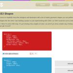 CSS3 Shapes, colección de formas geométricas en CSS3