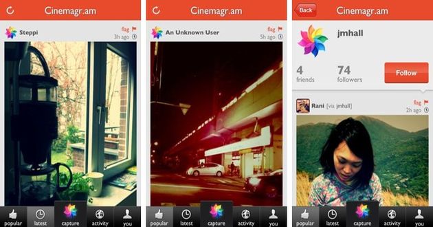 Cinemagram, app iOS gratuita para convertir vídeos en animaciones gif