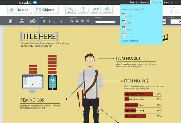 Easel.ly, otra herramienta web gratuita para crear bonitas infografías