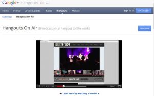 Hangouts On Air
