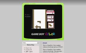 JS GameBoy Color Game Center